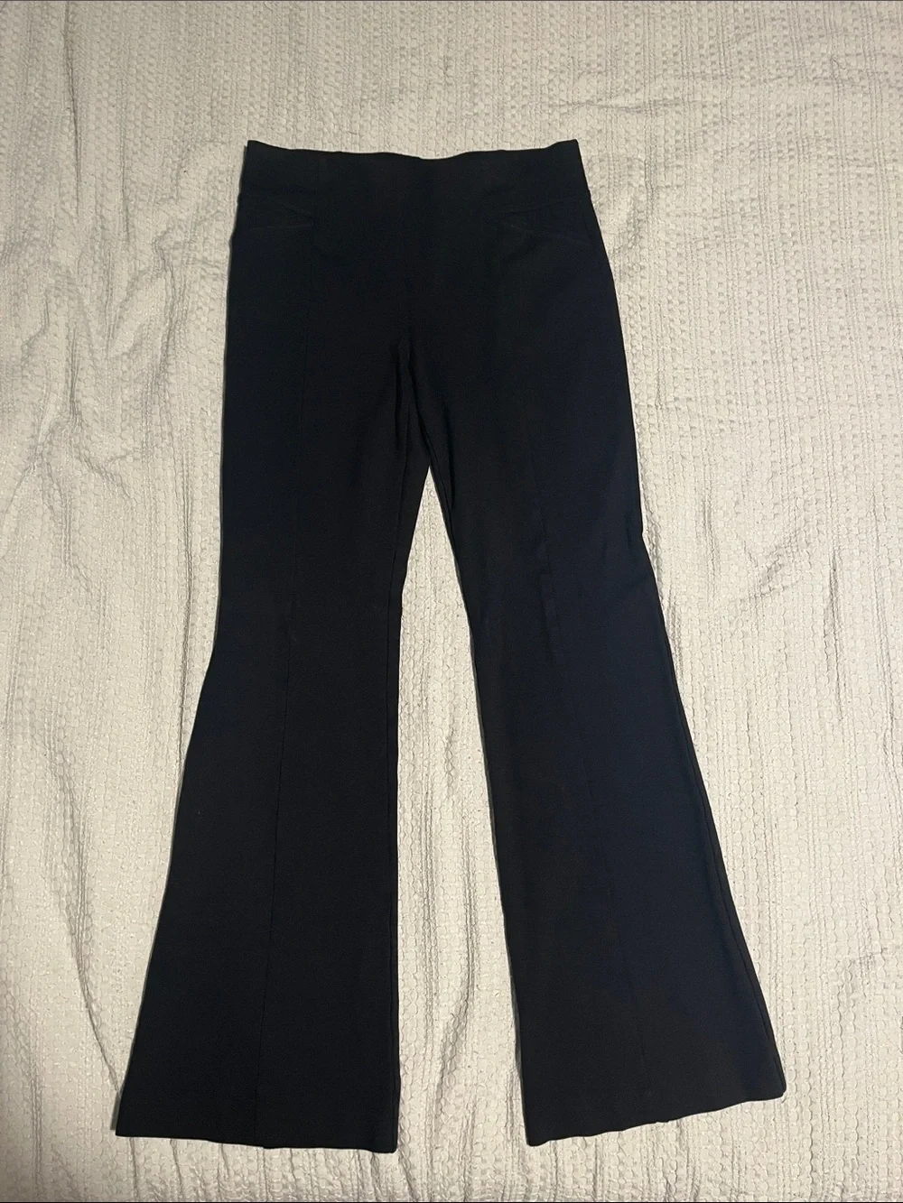 INC International Concepts Black Flared Dress Pants